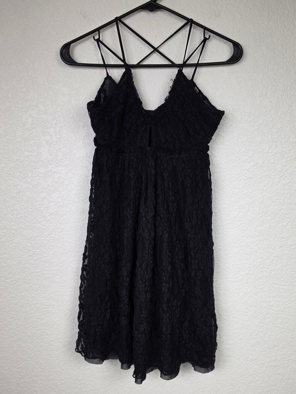Free People Black XS Mini Dress